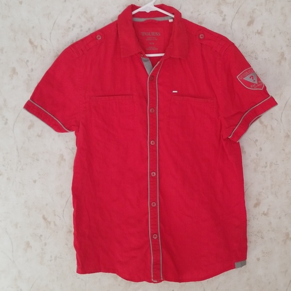 Guess Other - Guess men short sleeve shirt size M